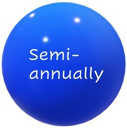 Semiannually