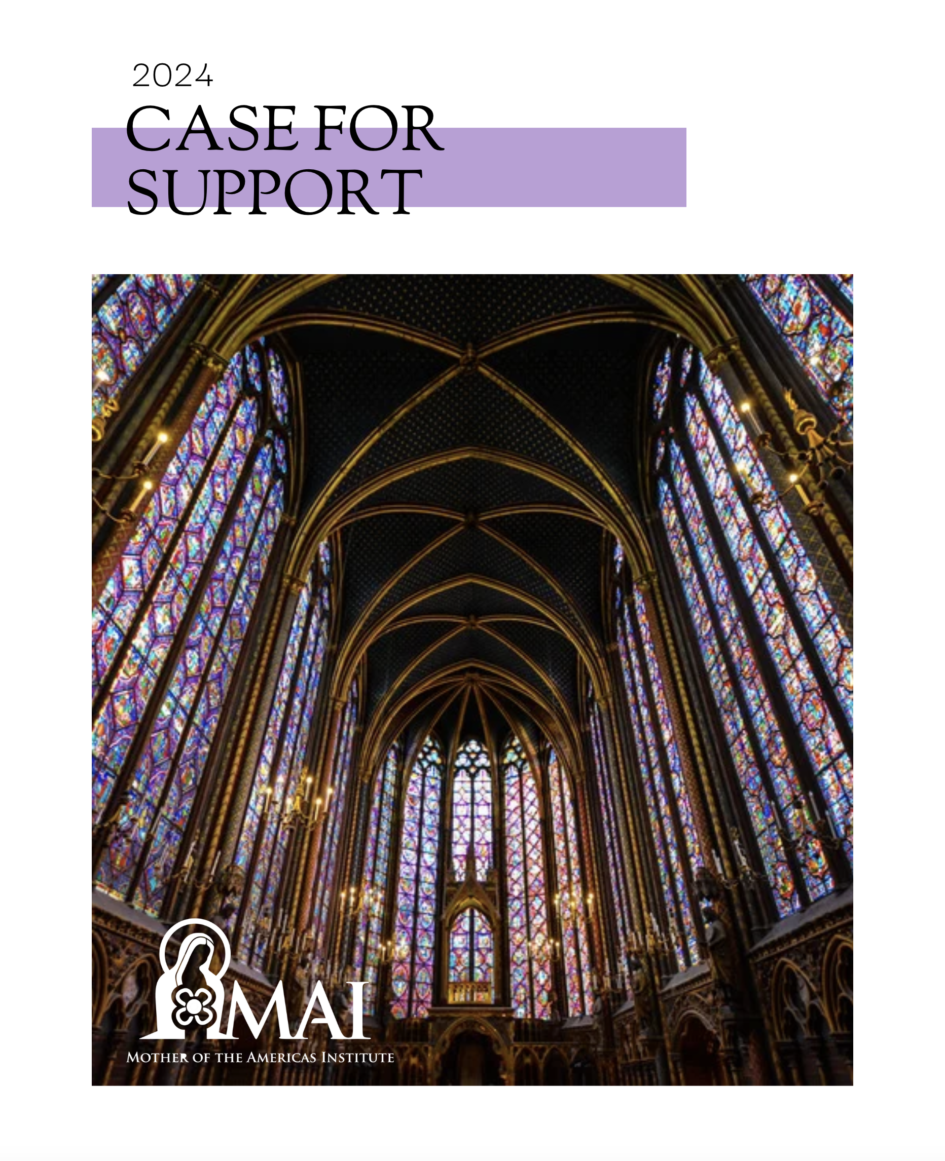 Case for Support 2024