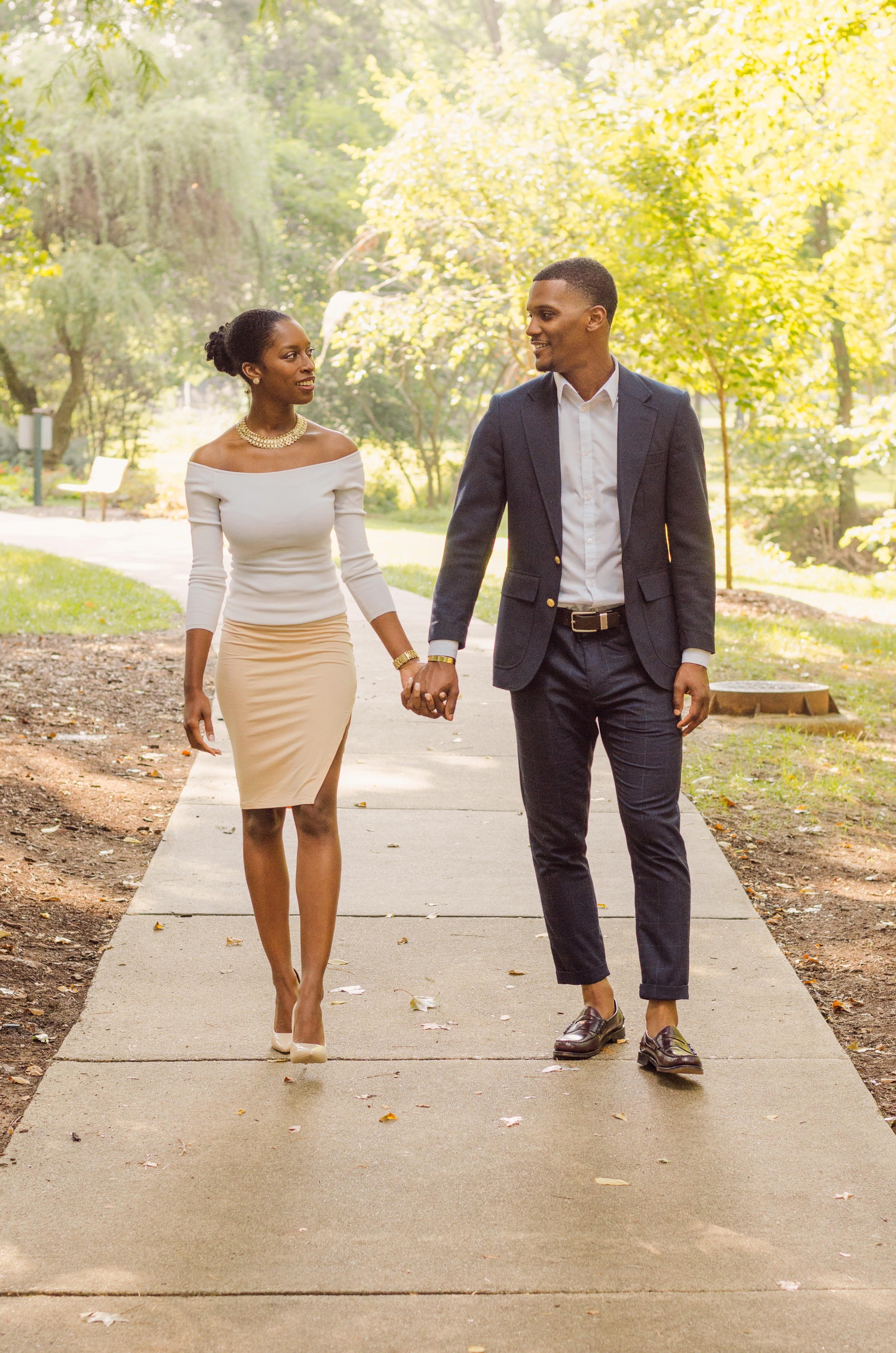 Couple Walking Hand In Hand