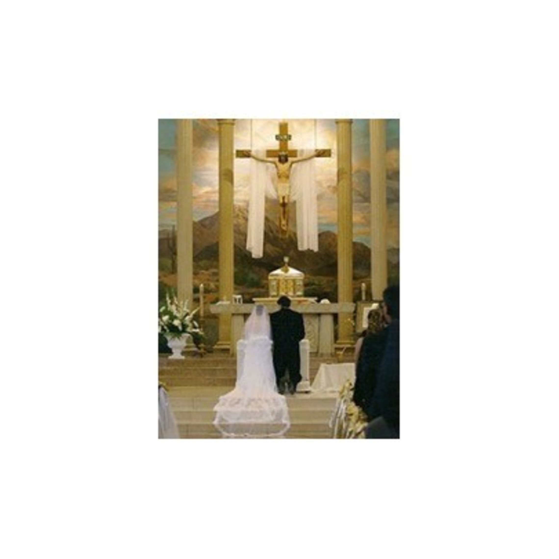 Couple Beneath The Cross 1