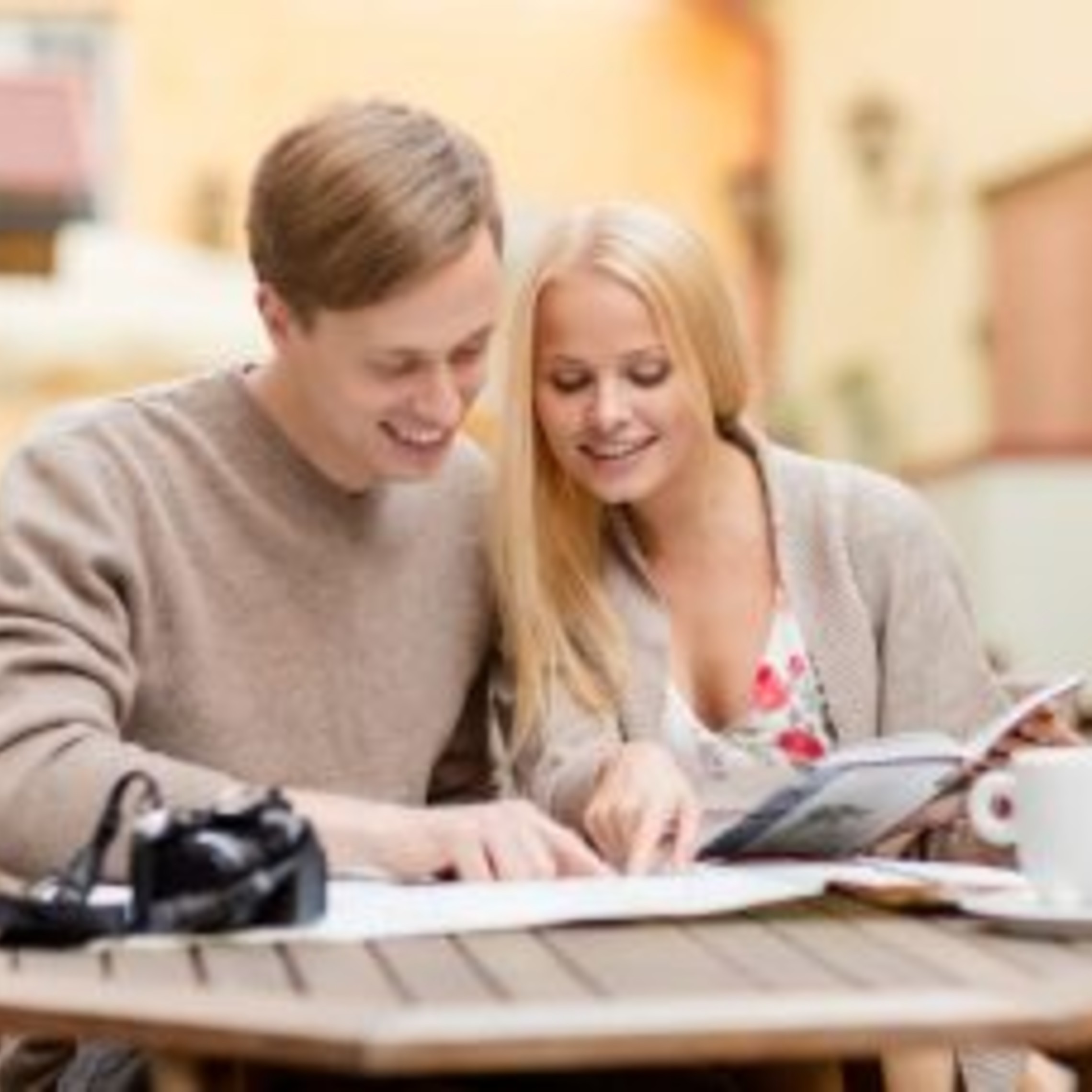 Couple Discussing Workbook