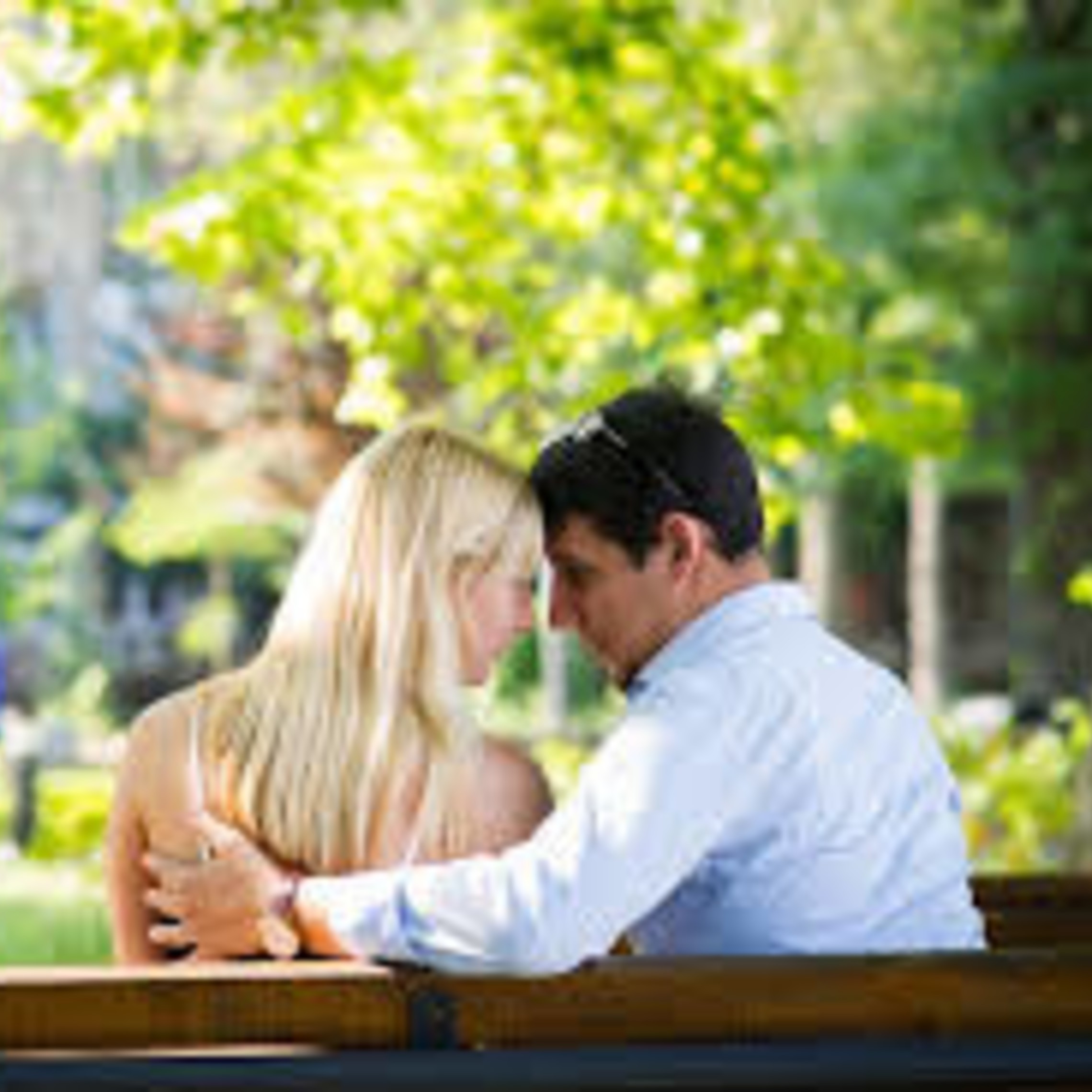 Couple On A Bench