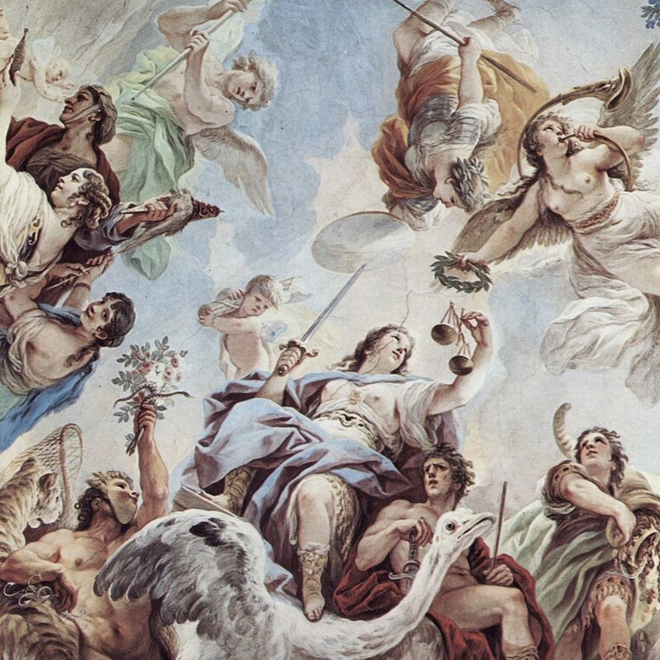 Virtue Of Justice   Luca Giordano
