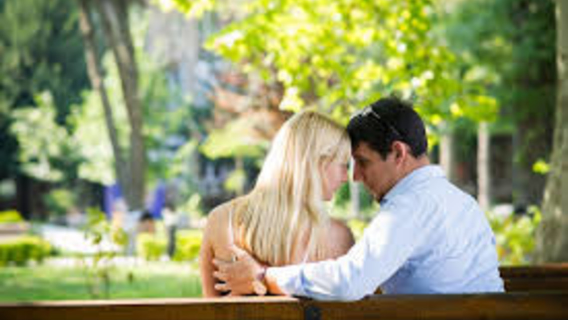 Couple On A Bench