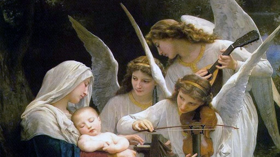 Mary Baby Jesus Angels