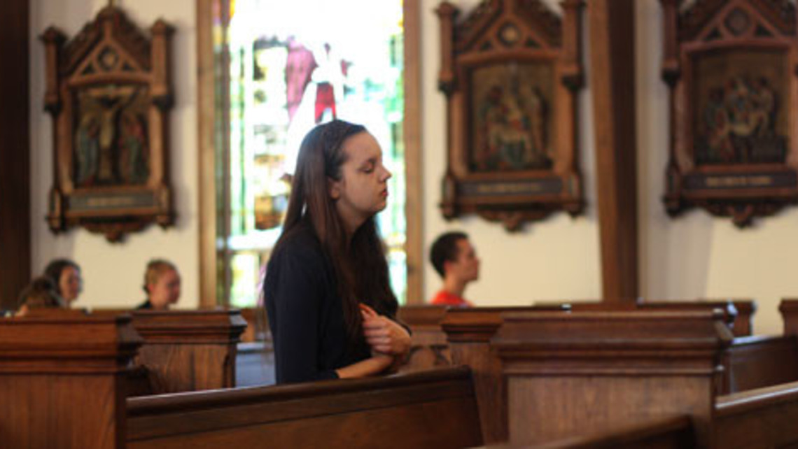 Praying In Church