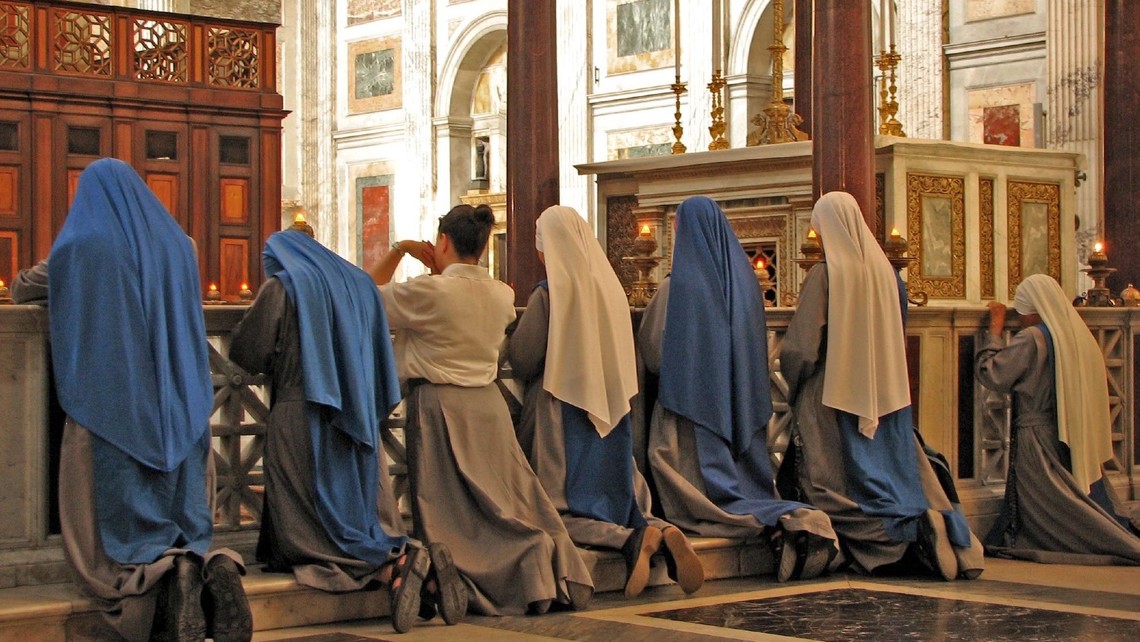 Sisters In Prayer At St Paul Ostw