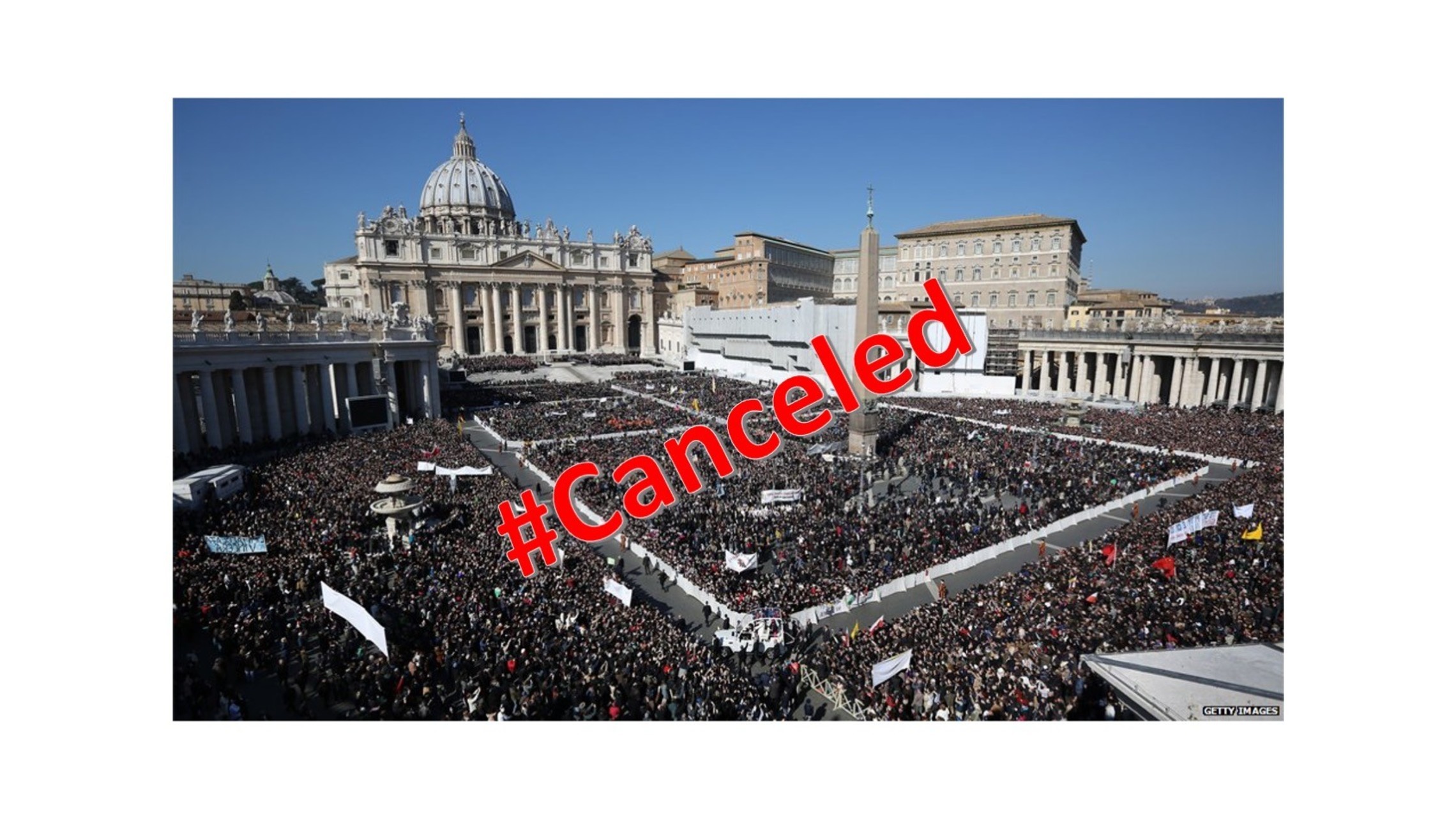 Cancel Culture:   Catholic Church